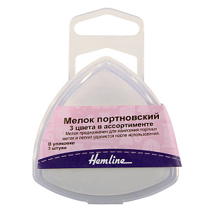Мелки портновские  для ткани, 3 цвета, 3 шт