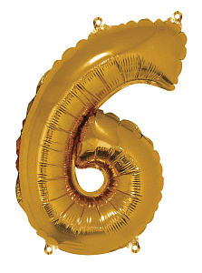 Шар-цифра "6". Арт 87038616