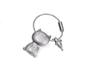 Брелок TROIKA "Кошка и мышка". Арт KR14-20/MA