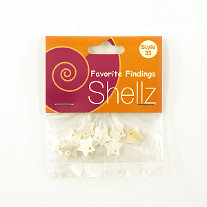 Подвеска "Shellz" Natural Star River Shell Dangles