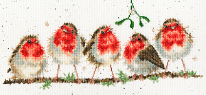Набор для вышивания "Rockin' Robins" (Малиновки)
