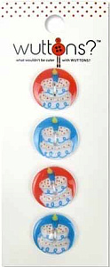 Пуговицы Wuttons "Birthday Print Sm". Арт 640005732
