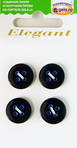 Пуговицы ELEGANT.арт.14755-15-0BLUE/4