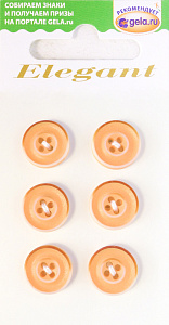 Пуговицы ELEGANT. Арт 11394-13-0HV10/6
