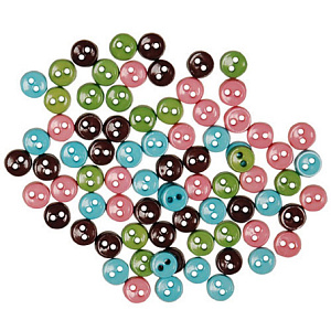 Пуговицы мини Favorite Findings "Чистота". Арт 550000462               