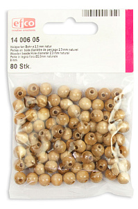 Бусины деревянные, 8 мм. Арт 1400605                 