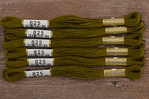 Мулине COSMO однотонный цвет  825       . Арт 25-6/825       