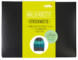 Набор для вязания шапки Hello Knitty Strickmuetze 