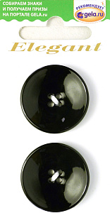 Пуговицы ELEGANT.арт.14612-28-BLACK/2