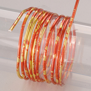 Проволока алюминиевая, двухцветная, 2 мм. Арт 2230001                 