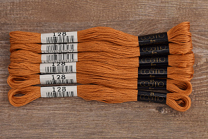 Мулине COSMO однотонный цвет  128       . Арт 25-6/128       