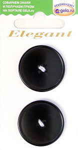 Пуговицы ELEGANT. Арт 15089-28-BLACK/2