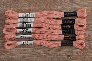 Мулине COSMO однотонный цвет  852       . Арт 25-6/852       