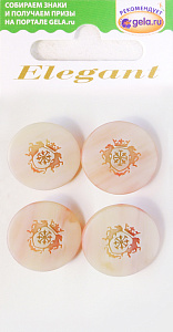 Пуговицы ELEGANT. Арт 12445-18-01088/4