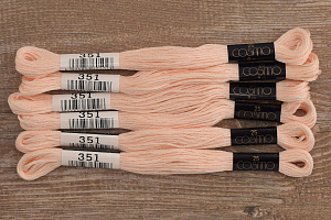 Мулине COSMO однотонный цвет  351       . Арт 25-6/351       