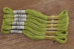 Мулине COSMO однотонный цвет  117       . Арт 25-6/117       