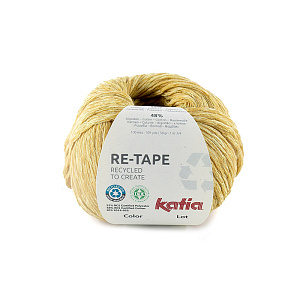 Пряжа Re-Tape, 52% полиэстер, 48% хлопок, 50 г, 100 м