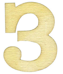 Деревянная заготовка "Буква" З. Арт 1000010З