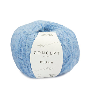 Пряжа Pluma, 85% хлопок, 15% полиамид, 50 г, 150 м