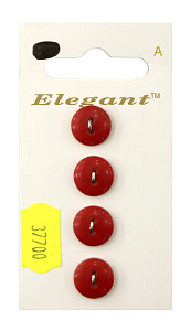 Пуговицы "Elegant"   1/2'' (12mm.) Red. Арт 37700                   