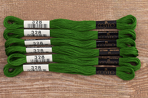 Мулине COSMO однотонный цвет  328       . Арт 25-6/328       