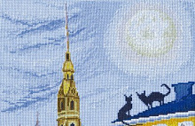 Отзыв о наборе для вышивания "Крыши Питера" по рисунку А. Майской от фирмы Марья Искусница