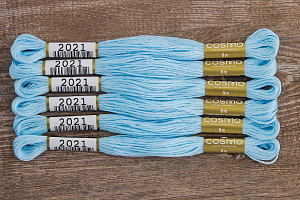 Мулине COSMO однотонный цвет  2021      . Арт 25-6/2021      