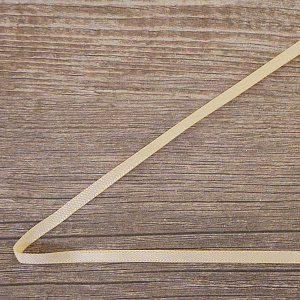 Лента атласная на картонной катушке, цвет золотой. Арт R10103/03