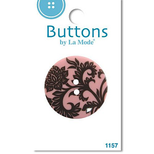 Пуговицы "Damask Buttons" Pink & Brown . Арт 115001157                