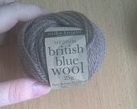 Отзыв о Пряже british blue wool, 100% шерсть от фирмы ERIKA KNIGHT