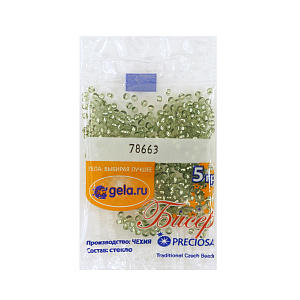 Бисер №10, 5 г., цвет 78663. Арт G 78663
