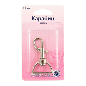 Карабин  металлический, 1 шт. Арт 482.25.N                