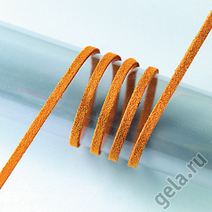 Шнур коньячный из алькантары. Арт 2002176                 